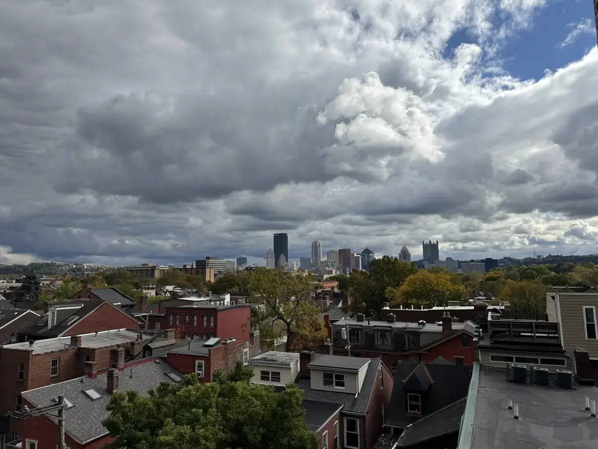 Pittsburgh skyline from Mattress Factory